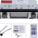 12V Bluetooth Car Radio MP3 Player Vehicle Stereo Audio Support FM/USB/SD/AUX with Remote Control