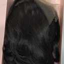 Glueless Wig Side Part Body Wave Hair Synthetic Lace Front Wigs wear and go Natural Black Hair 13x4x1 HD Lace Front Wig -24inch (1B)