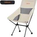 Camping Chair, Lightweight Folding Backpacking Hiking, Compact Portable 330 lbs Capacity