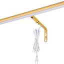 LED Picture Lights for Paintings Plug in, Adjustable Art Light Gallery Wall Light for Display Art Work, 14 Inch 4W 3000K Warm White, Gold Finish CRI90+, ETL Listed