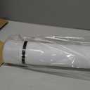 CALPALMY 2-Pack Expandable Poster Tube with Strap - White Storage Tubes 24.75" to 40" with Caps and Labels - Use for Blueprint Document Poster Carrying Case and Holder, large