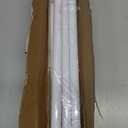 Shower Curtain Rod 45-77 Inch Adjustable Shower Rod White Tension Rod Spring Curtain Rod Rust Proof Shower Rods for Bathroom White Curtain Rods No Drilling