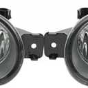 2-Pack H11 Clear Lens Halogen Fog Light Replacement for Altima 2008-2013/Rogue 2008-2015/Maxima 2009-2014/Ver-sa2012-2016/Murano 2015-2016/Pathfi Driver and Passenger Side NI2593117, NI2592117