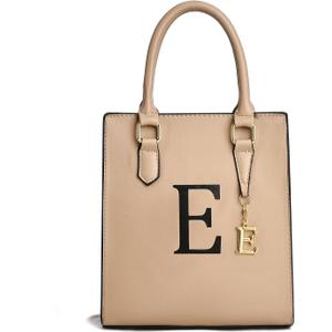 I IHAYNER Women Tote Bags Trendy Personalized Initial Shoulder Bag Top Handle Satchel Purse for Women Crossbody Hobo Handbags