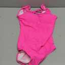 American Trends One Piece Swimsuit Women Criss Cross Back Color Block Print Bathing Suits Athletic Modest Swimwear (6-8, B Hot Pink)
