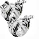 ROADFORMER 2 inch V Band Clamp - 2 sets of Quick Release V band Exhaust Clamp Stainless Steel with Flanges for Automotive exhaust system, turbocharger, downpipe and mufflers (2" - 2 Pack)