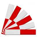 Red/White Reflective Tape 50 Pack, 2" x 12", Waterproof Self-Adhesive Safety Caution Warning Tape for Cars, Trucks, Trailers, Boats & Road Signs, Trailer Reflector