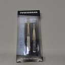Tweezerman Stainless Steel Slant Tweezer - Eyebrow Tweezers for Women and Men (Classic Stainless)