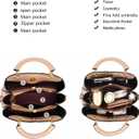 Xiaoyu Small Purses and Handbags for Women Fashion Crossbody Bag Lightweight Shoulder Bag Top Handle Satchel Purse (Khaki)