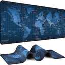 Mouse Pad Gaming - Desk Mat for Keyboard and Mouse - Large Mouse Pads for Desk, Gaming Mousepad with Non-Slip Base, Desks Pad (31.5" X 11.8") for Game, Office and Home, 31.5L x 11.8W inches