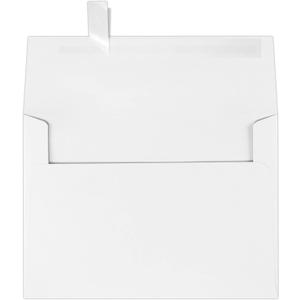 LUXPaper A7 Invitation Envelopes | Peel & Press | 5 1/4" x 7 1/4" | Bright White | 32lb. Paper Weight (80lb. Text) | 50 Qty