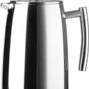 Secura French Press Coffee Maker, 50Ounce, 304 Stainless Steel Insulated Coffee Press with Extra Screen