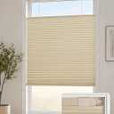 Lazblinds TDBU Cellular Shades, 25" W X 48" H, Beige