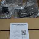 Corner Shower Caddy Tension Pole: 4tier adjustable Rustproof Bathroom Organizer Shelves - Bathtub shampoo rack 43.5-120 inch (Silver)