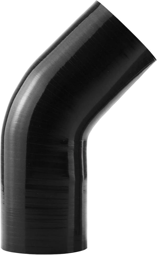 Ucreative 45 Degree Elbow ID: 2.5" (63mm) 4-Ply 5mm Thickness High Performance Silicone Hose Coupler