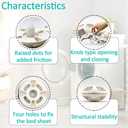 4 Pcs Wash Bed Sheet Detangler Reduces Laundry Tangles Wrinkles for Washer and Dryer Save Drying Time Reusable Accessories Creamy White