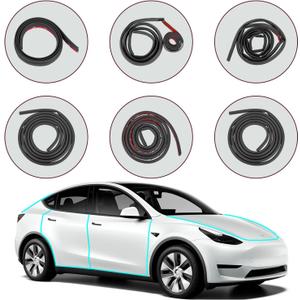 for Tesla Model Y Juniper 2026 Accessories, Rubber Seal Weather Strip Soundproof Noise Insulation Sealing for Tesla Model Y 2020-2026