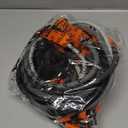 Resistance Bands with Handles, 175lb Exercise Bands for Working Out, Fitness Bands, Workout Bands with Door Anchor and Ankle Straps, Physical Therapy, Yoga, Strength Training Home Gym Equipment