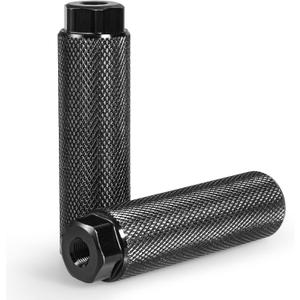 BMX Pegs, 2PCS Aluminum Alloy for BMX Stunt Pegs, BMX Accessories (Black)