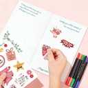 TOYPOPOR Mother's Day Card, Happy Mother's Day Mom Gift, Father's Day Greeting Cards with Blank Cards, Envelopes, Stickers and Pens, Personalized Gift for Mom Dad Wife Husband from Daughter Son