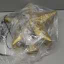 Christmas Star Tree Topper with Built-in Led Snowflake Projector Lights Hollowed Pentagram Tree Topper, Plug in Christmas Tree Ornament for Indoor Office Xmas New Year Holiday Tree Decoration