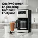 Braun PureFlavor 14Cup Programmable Coffee Maker Fast Brew Speed, Touch Display, Bold & BrewOverIce Modes, FlavorCarafe & Adjustable Warm Plate