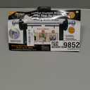 Spark Innovators Black Tap Bracket by Hang Hero - Easy Install No Drill Curtain Rod Brackets - As Seen on TV - Set of 2