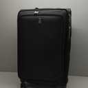 Travelpro Crew Classic Lightweight Softside Expandable Checked Luggage, 8 Wheel Spinner Suitcase, TSA Lock, Men and Women, Checked Large 29-Inch, Black