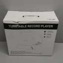 Record Player Built-in Stereo Speakers Vintage Turntable for Vinyl Records LP Phonograph Belt Drive 3 Speed 3 Size Support Wireless Input RCA Output Auto Stop Tone Adjustment Retro Wooden Walnut Brown