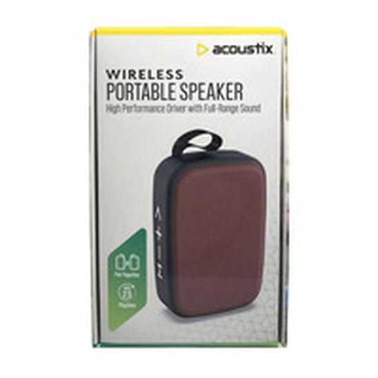 Acoustic Wireless Portable Speaker Red