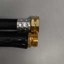 25ft Heavy Duty Garden Hose, Water Hose – 5/8" ID, 600 PSI, Hybrid Polymer, Kink-Resistant, Flexible, Durable, 3/4" GHT Solid Brass Fittings