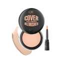 QIC Pot Concealer Full Coverage - Under Eye Concealer Waterproof Makeup Concealer to Cover Dark Circles, Blemishes, Redness and Spots Crease-Proof Color Corrector De Ojeras (Light Skin Tone,0.21 Oz)