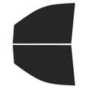 The Tint Effect Precut Window Tint Kit Compatible with GMC Sierra 2500 & 3500 HD Crew Cab (2020-2026) (Front Door Window precuts in 15%) Automotive Film