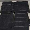 HYER KITCHEN Microfiber Kitchen Towels - Super Absorbent, Soft and Thick Dish Towels, 8 Pack (Stripe Designed Grey Colors), 26 x 18 Inch