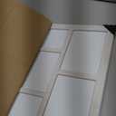 Picture Frame Collage for 6x8 and 5x7 and 4x4 Photos - 9 Openings Rustic White Picture Frame with Real Glass,Family Picture Frames Wall Decor(1 Pack)