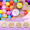 GOGOSO Ball Pit Balls for Toddlers Dogs Baby Boys Girls 2.2Inch Plasticball Toys for Kid Play Tent Birthday Slides Party Decor 170 balls