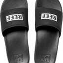 REEF Men's One Slide Sandal, (12, Reef Black/White)