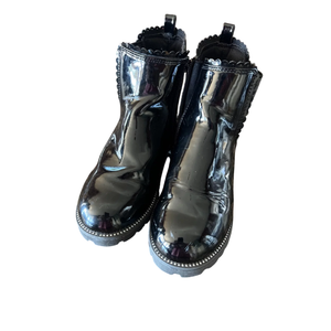 Pacifica Girls Black Boots Size 12