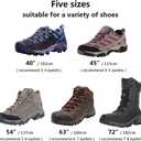 2 x UpUGo 3 Pair Boot Shoe Laces, Round Shoelaces for Athletic Running Hiking Sneakers Shoes Boot