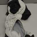 SUNFURA Full Body Dog Coat - Warm Fleece Jacket for Medium Dogs, Turtleneck Winter Coats with Harness, Reflective Dog Snowsuit Windproof Puffer Jackets with Legs for Boston Terrier, Black M