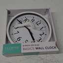 La Crosse 404-3020W 8-inch Basics Quartz Analog Wall Clock - White