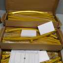 Wokceer Wedding Arch Backdrop Stand 8FT, 7.2FT, 6.6FT Set of 3 Gold Metal Arch Backdrop Stand for Wedding Ceremony Baby Shower Birthday Party Garden Floral Balloon Arch Decoration