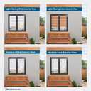 BlindsAvenue Cordless Pleated Window Shades, Easy Install, No Drill No Tools, White, Light Filtering Blinds, Size 30" W x 64" H