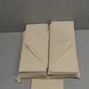 Criusia Drawer Organizer Clothes, 10 Pack Dresser Organizer for Baby Clothes, Underwear, Sock- Foldable Closet Organization and Storage Dividers Bins for Nursery, Bedroom (Beige)