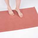 Cotton Paradise 100% Cotton Non Slip Bath Mats for Bathroom, 20x34 inch Soft Absorbent Quick Dry Machine Washable Floor Bath Mat, Coral