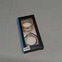 Seltureone 5+5 Pack Bling Case for Samsung Galaxy Watch 8 40mm Screen Protector, Hard PC Bumper Cover with Tempered Glass, All-around Shiny Rhinestone Case for Samsung Watch 8 40mm Only (Clear+Silver+Rose Gold+Pink+Black)