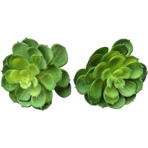 GnFlus Artificial Agave Succulent Plants, 24 Inch Large Size, Faux Succulents Stems Fake Plant for Home Office Garden Yard Indoor Outdoor Decor (Green)