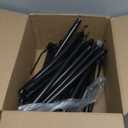 AILBTON 10Ft String Light Poles 4 Pack,Light Poles for Outside Lights,Outdoor with Fence Brackets Hanging Lights,Metal Stand Deck Patio Backyard