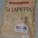 SHAPERX Women's Fajas Colombianas Tummy Control Shapewear Postpartum Full Body Shaper Butt Lifter Bodysuit (XX-Large, Black)