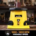 4A Variable Speed Oscillating Spindle Sander, 1000-1800RPM Variable Speed Spindle Sander with Multiple Sanding Sleeves, Efficient Dust Collection, and Compact Design for Woodworking Projects